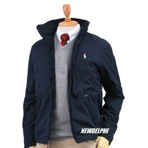NWT POLO RALPH LAUREN MEN SIGNSTURE PONY PERRY LINE JACKET WINDBREAKER MSRP $348
